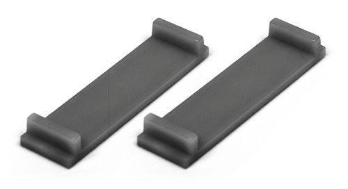 ND-podstavec mřížky černý klasik/floor plastový žlab