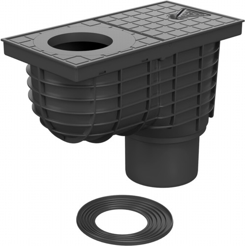 Lapač střešních splavenin spodní D110, Standard