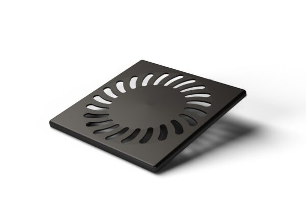 ND-Mřížka nerez SUN černá 1,5 mm pro nástavec 125x125
