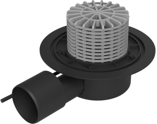 Terasová vpusť boční D50/75, topný kabel 10W