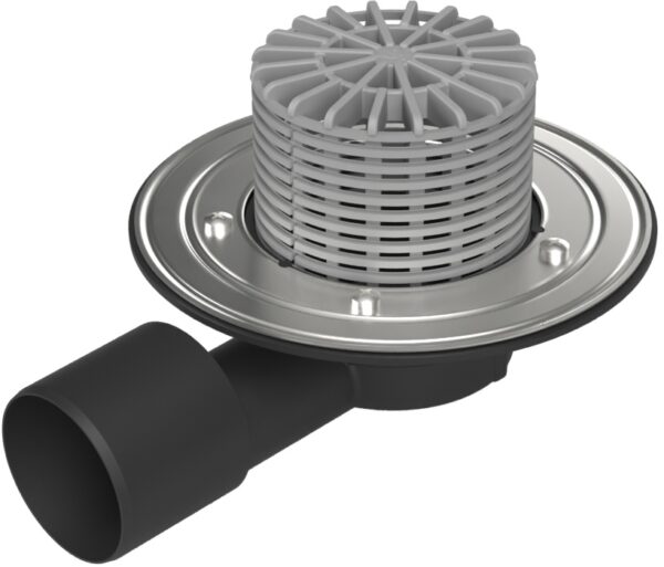 Terasová vpusť boční D50/75, příruba
