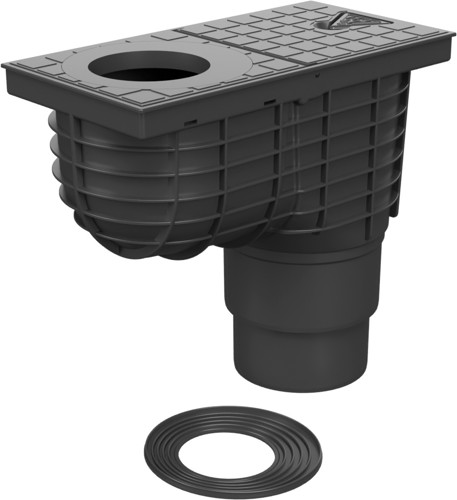 Lapač střešních splavenin spodní D110/125, Standard