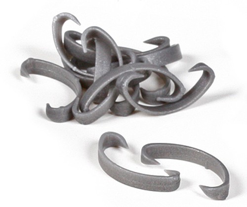 Spona na izolaci - tmavá (100 ks)