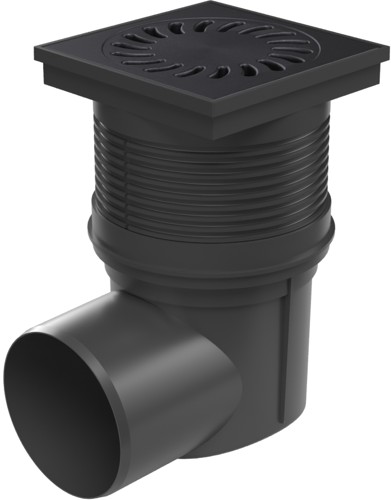 Kanalizační vpusť boční D110, NEPTUN, litinová mřížka