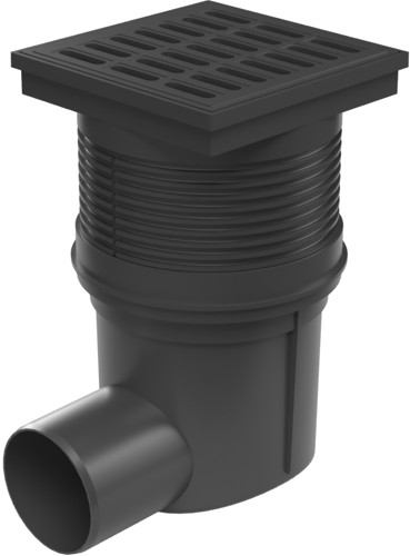 Kanalizační vpusť boční D75, NEPTUN, plastová mřížka