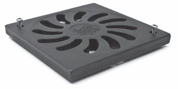 ND-Mřížka litinová SUN se zámkem do nástavce 250x250