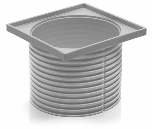 ND-Nástavec pro mřížku 125x125 šedý