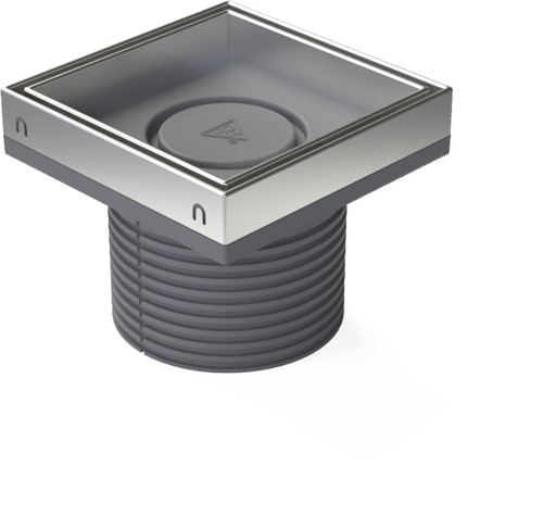 ND-Nástavec nerez. 150x150mm pro keramiku komplet