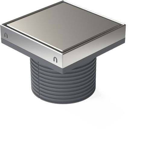 ND-Nástavec nerez. 150x150mm pro steel komplet