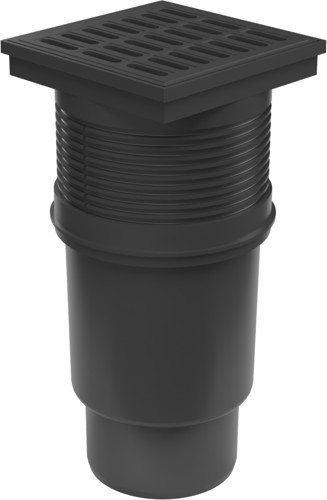 Kanalizační vpusť spodní D110, NEPTUN, plastová mřížka