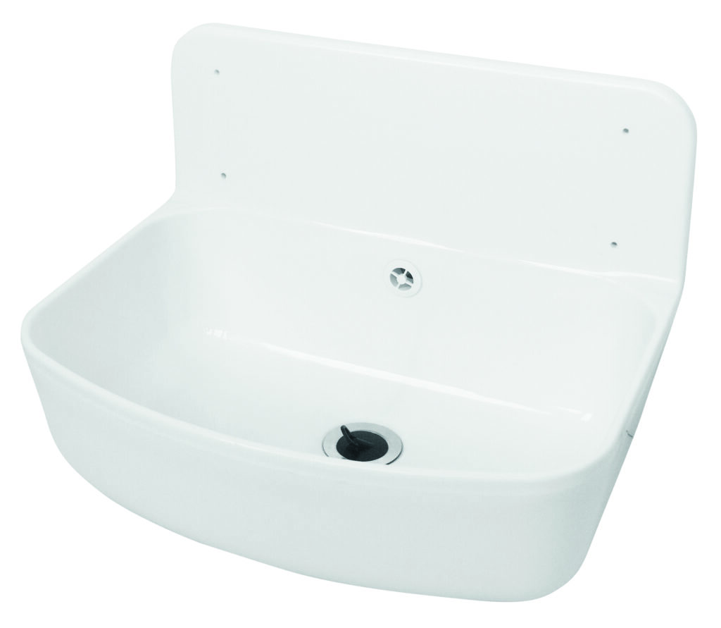 Plastová výlevka - komplet se sifonem