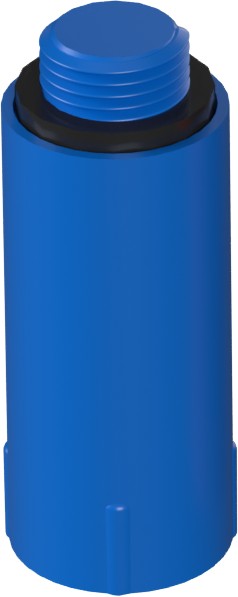 Tlaková zátka 1/2" modrá (10 ks)