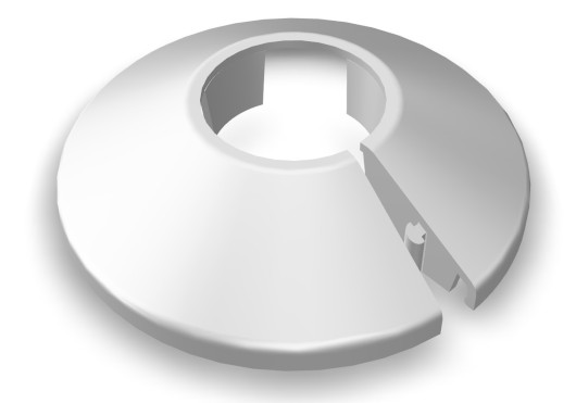 Krytka MCH jednoduchá bílá D25-26 (20 ks)