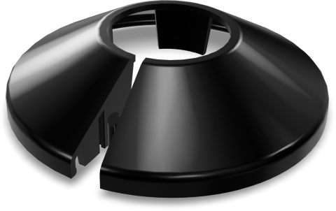 Krytka MCH jednoduchá černá D22 (20 ks)