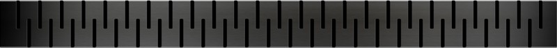 Medium mřížka černá 650 mm do linear. žlabu