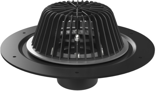 Gravitační střešní vpusť VORTEX D75